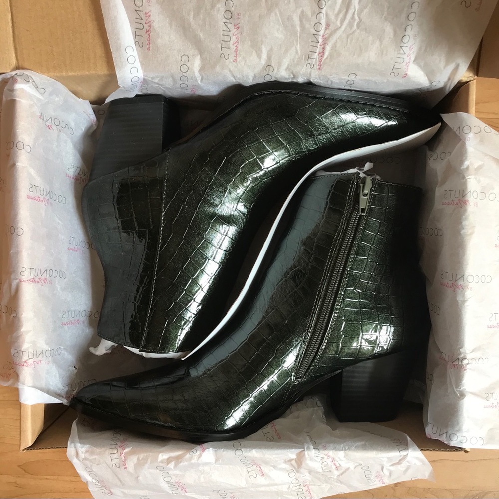 Coconuts by Matisse Vegan Crocodile Ankle Boot